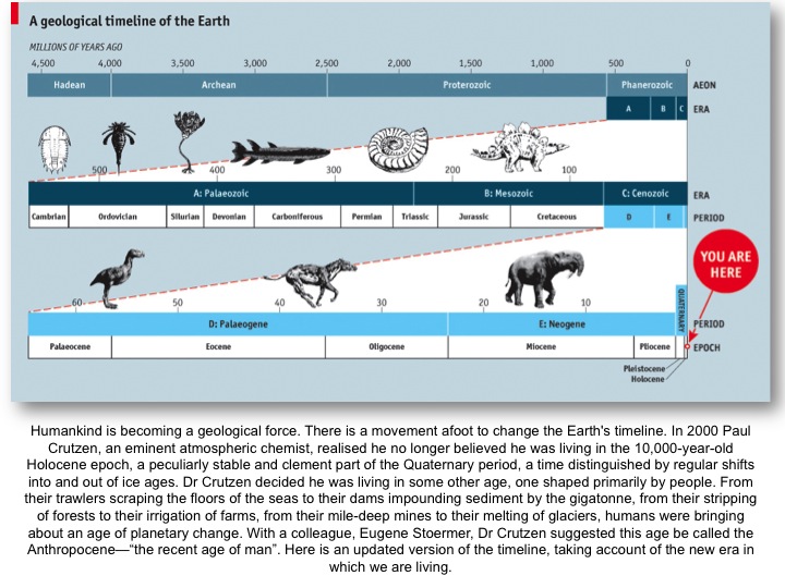 Welcome to the Anthropocene