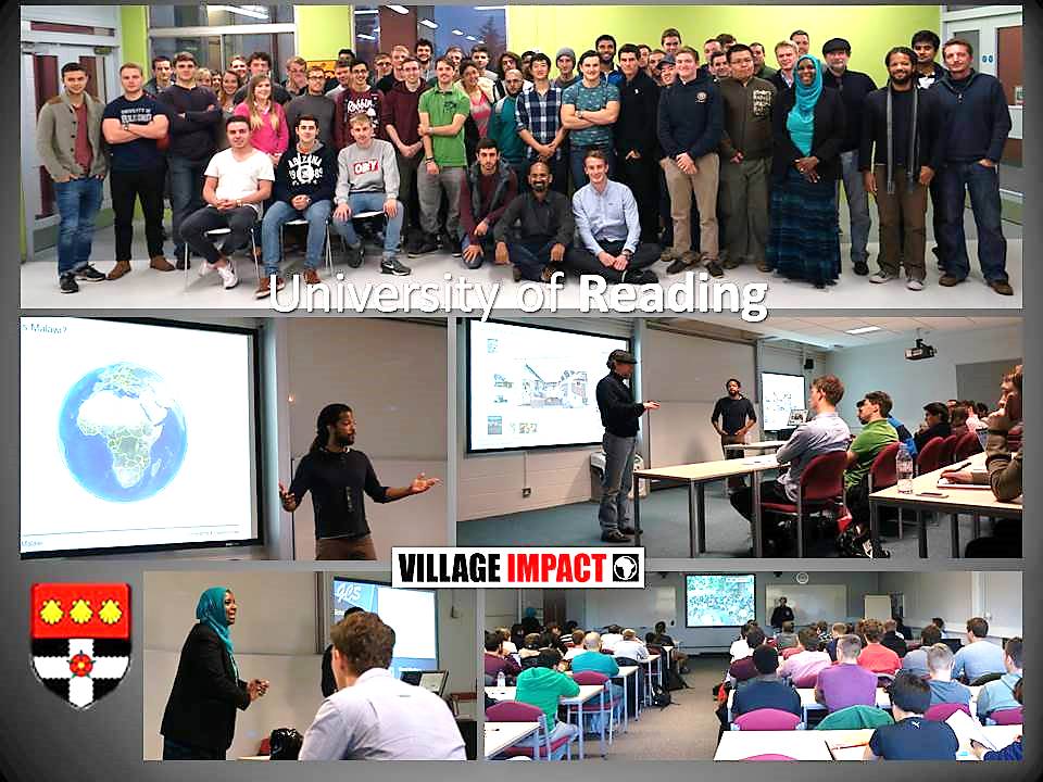 University of Reading VILLAGE IMPACT Launch 12 Nov 2013