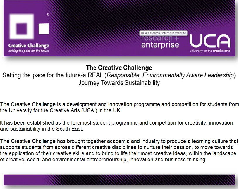 The Creative Challenge